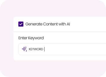 AI Generates Content